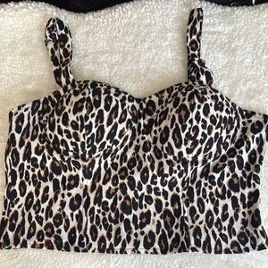 Wet Seal Leopard Print Tank Top